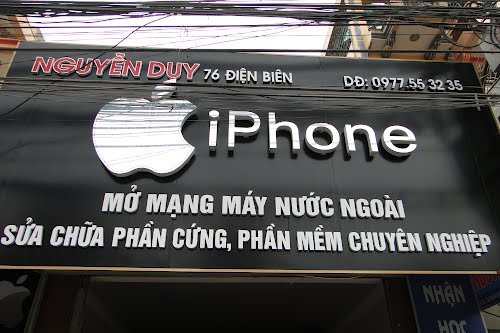 Biển quảng cáo cửa hàng điện thoại