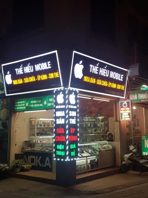 Mẫu biển quảng cáo cửa hàng điện thoại đẹp - Biển quảng cáo tại Hà Nội
