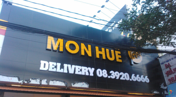 Biển chữ nổi sáng đèn