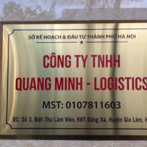 Biển Công Ty Inox