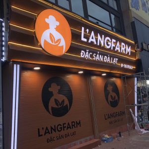 Thi công biển quảng cáo L'ANGFARM